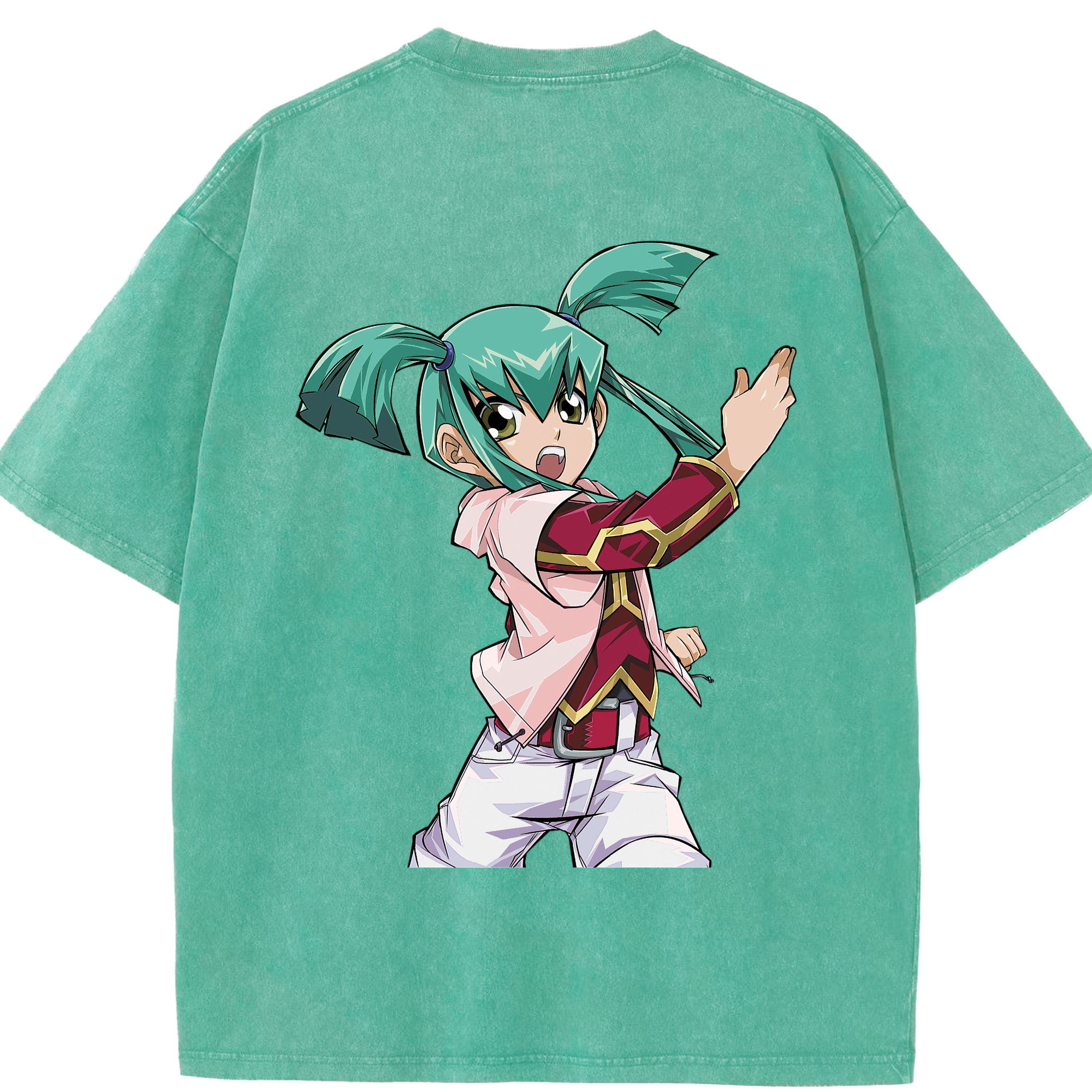 （画像用） 遊☆戯☆王 Yu-Gi-Oh! 綿100% ヴィンテージ風 半袖Tシャツ（背面プリント）